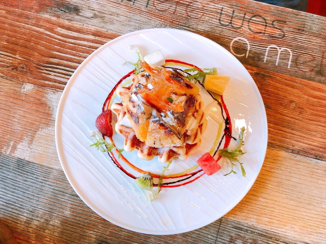 【桃園 日光徐徐】南部連鎖早午餐輕食館。鬆餅竟然只有一種?「比利時鬆餅」