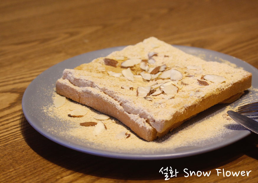 【桃園 설화雪花咖啡Snow Flower】歐巴開的板橋人氣店。細緻香醇『咖啡焦糖雪花冰』
