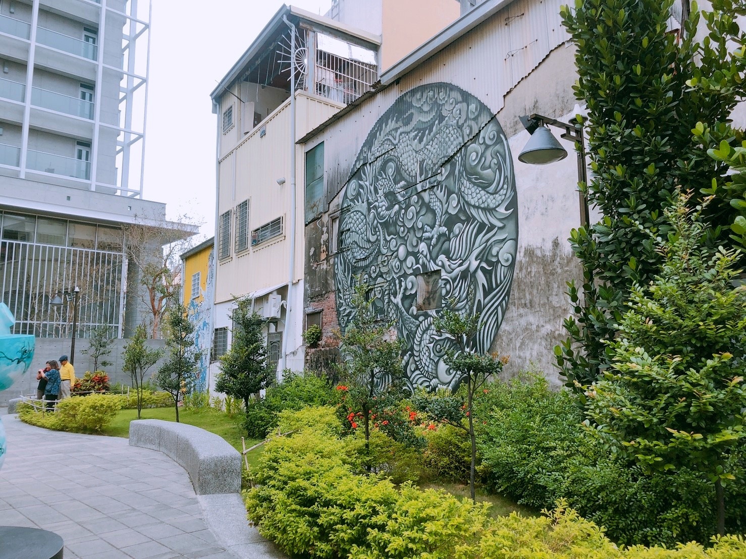 【台南 藍晒圖文創園區】24H免費入場。微型文創園區新標地、超大壁畫、IG打卡