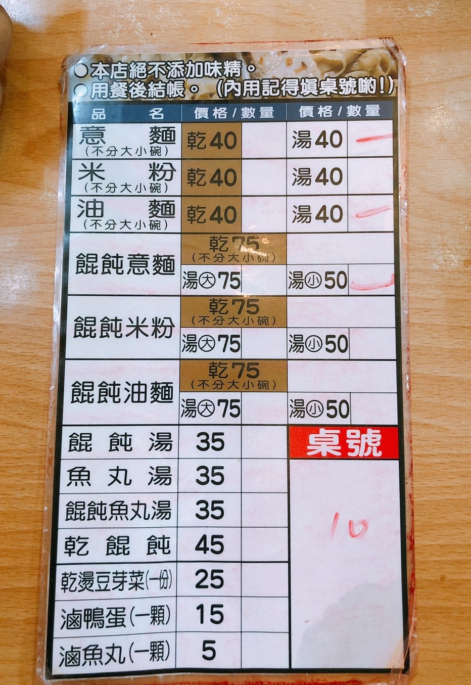 【台南 福榮小吃店】邁向百年的阿瑞意麵。自製意麵不添加味精口味相當清淡！