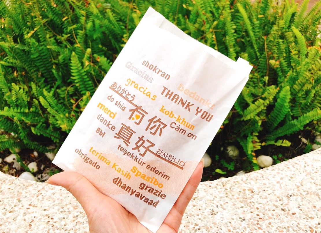 【桃園 浪花鯛魚燒】華泰名品街邊排隊店。香草卡士達可頌鯛70元