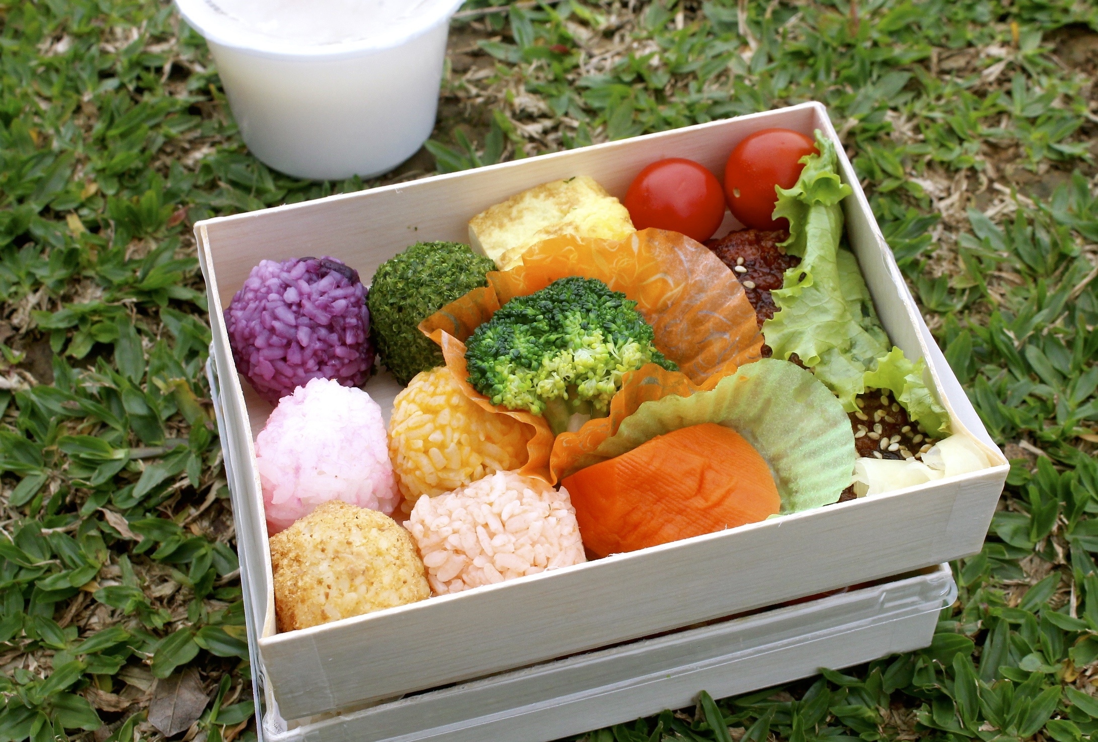 【桃園 一勝米製舖】又到春季野餐趴季！充滿少女心「桜弁当」超萌六彩小飯丸 