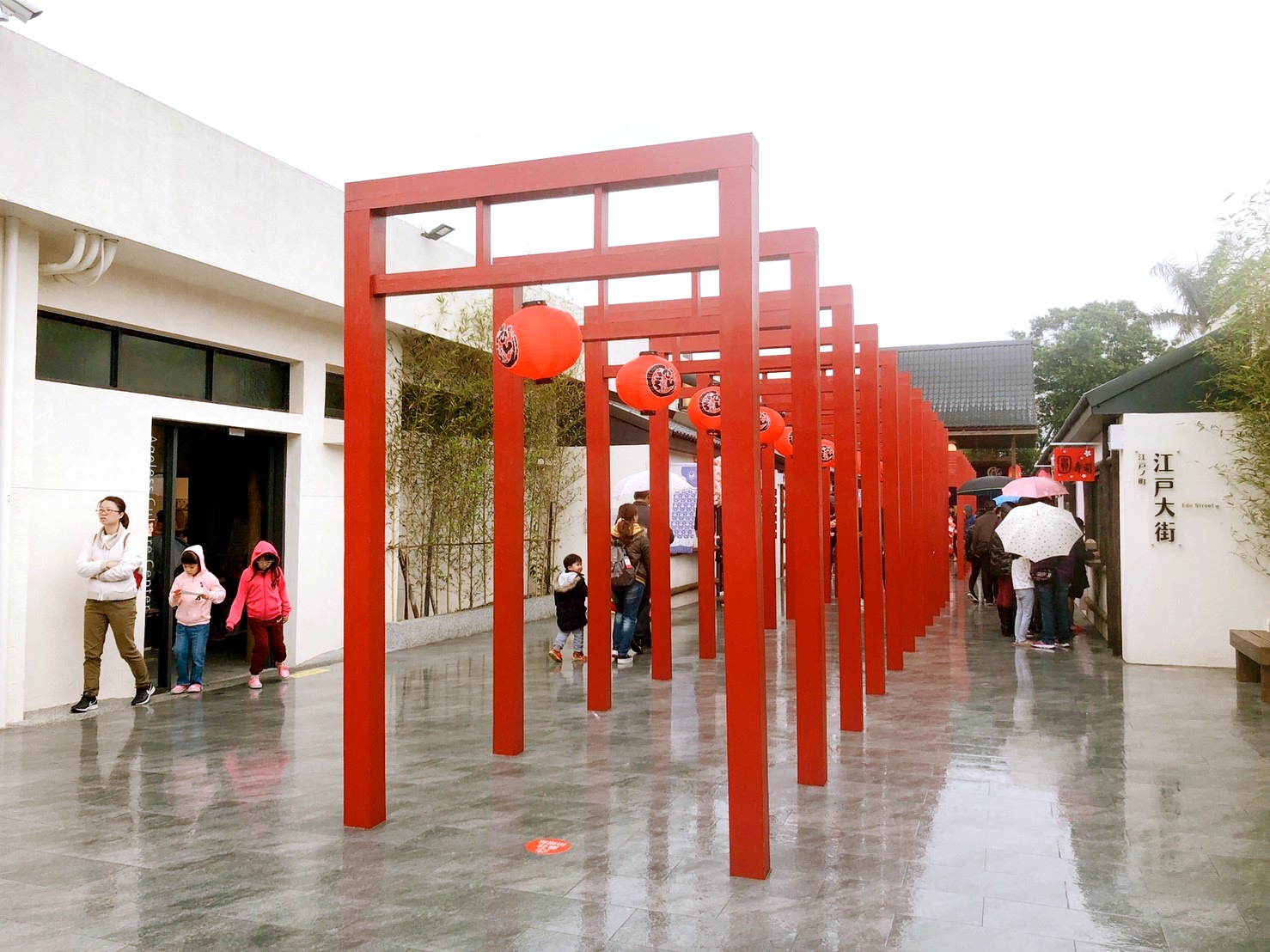 【桃園 蛋寶生技不老村】人氣打卡點紅色鳥居、江戶時代大街。伴手禮來盒“達人手藝蛋塔”吧