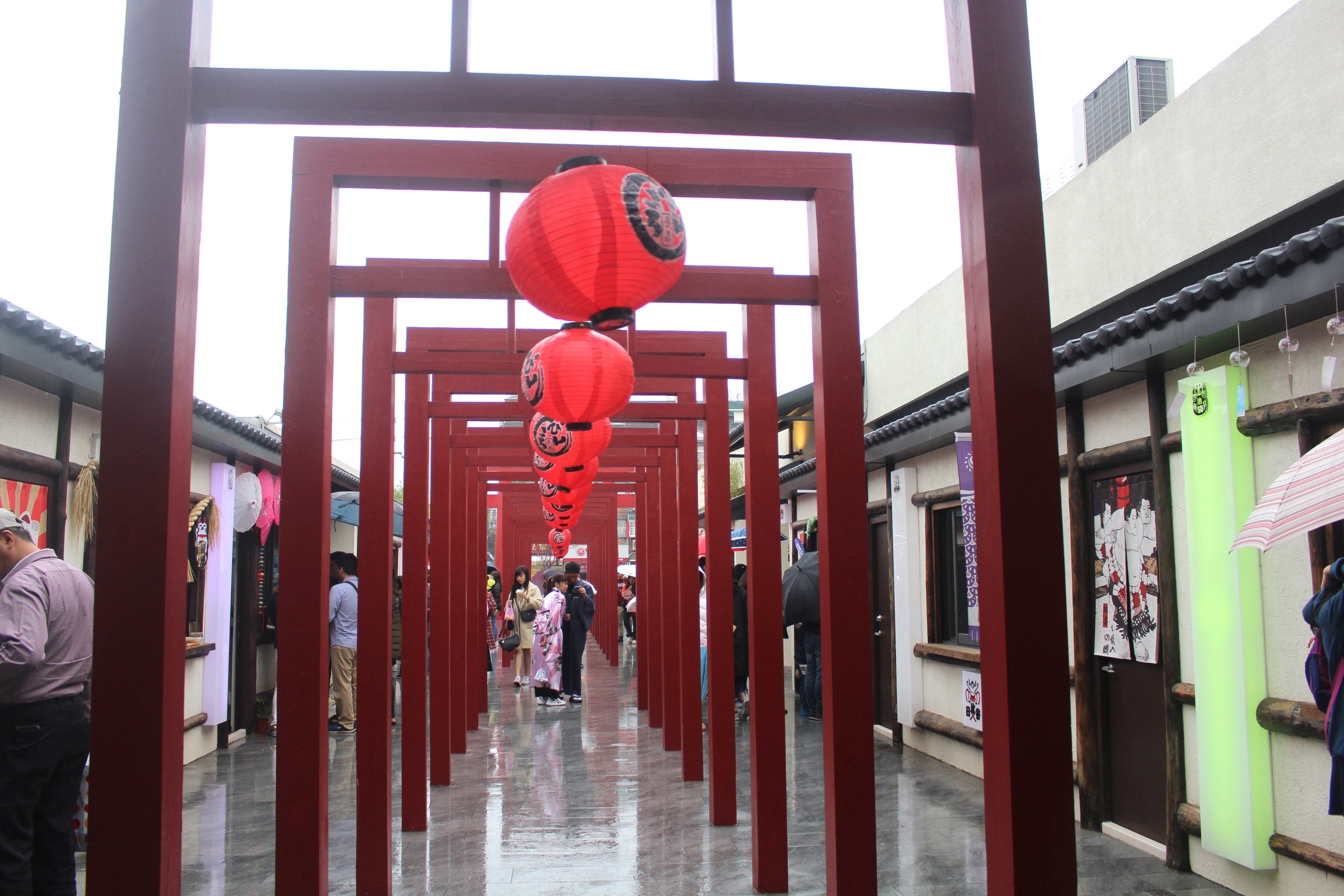 【桃園 蛋寶生技不老村】人氣打卡點紅色鳥居、江戶時代大街。伴手禮來盒“達人手藝蛋塔”吧