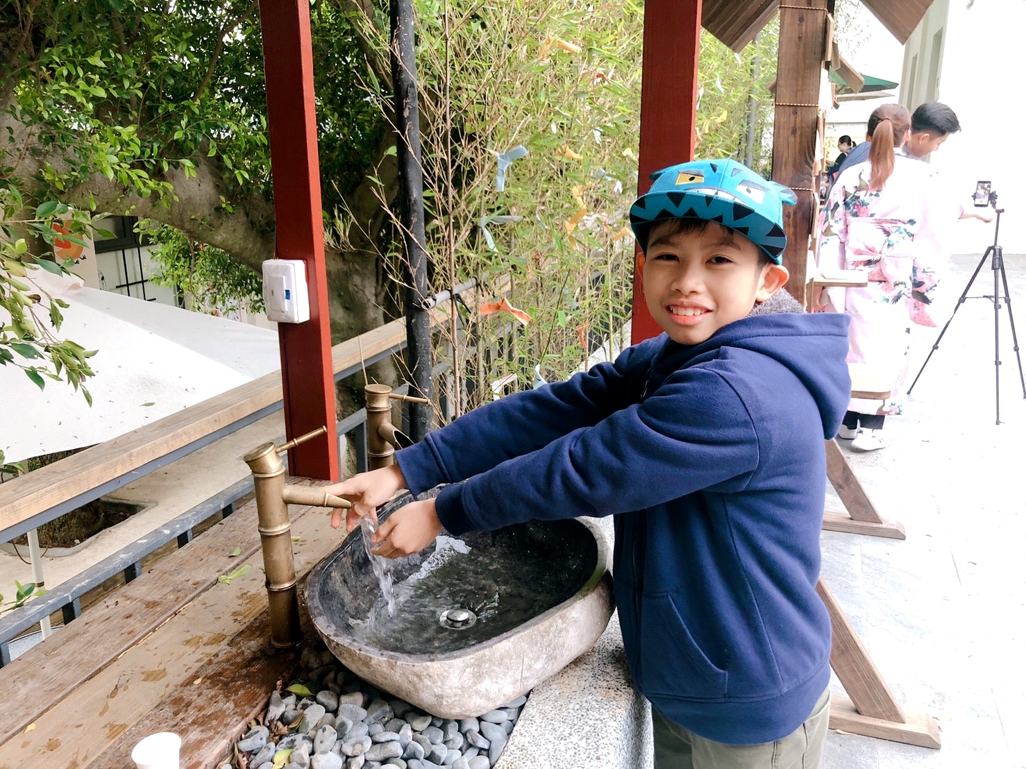 【桃園 蛋寶生技不老村】人氣打卡點紅色鳥居、江戶時代大街。伴手禮來盒“達人手藝蛋塔”吧