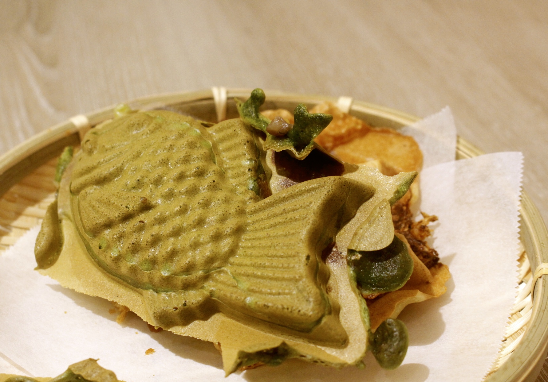【食 たいやき工房】鯛魚燒工房台灣店。北海道知名甜點.外皮超浮誇好酥脆、用料又實在！