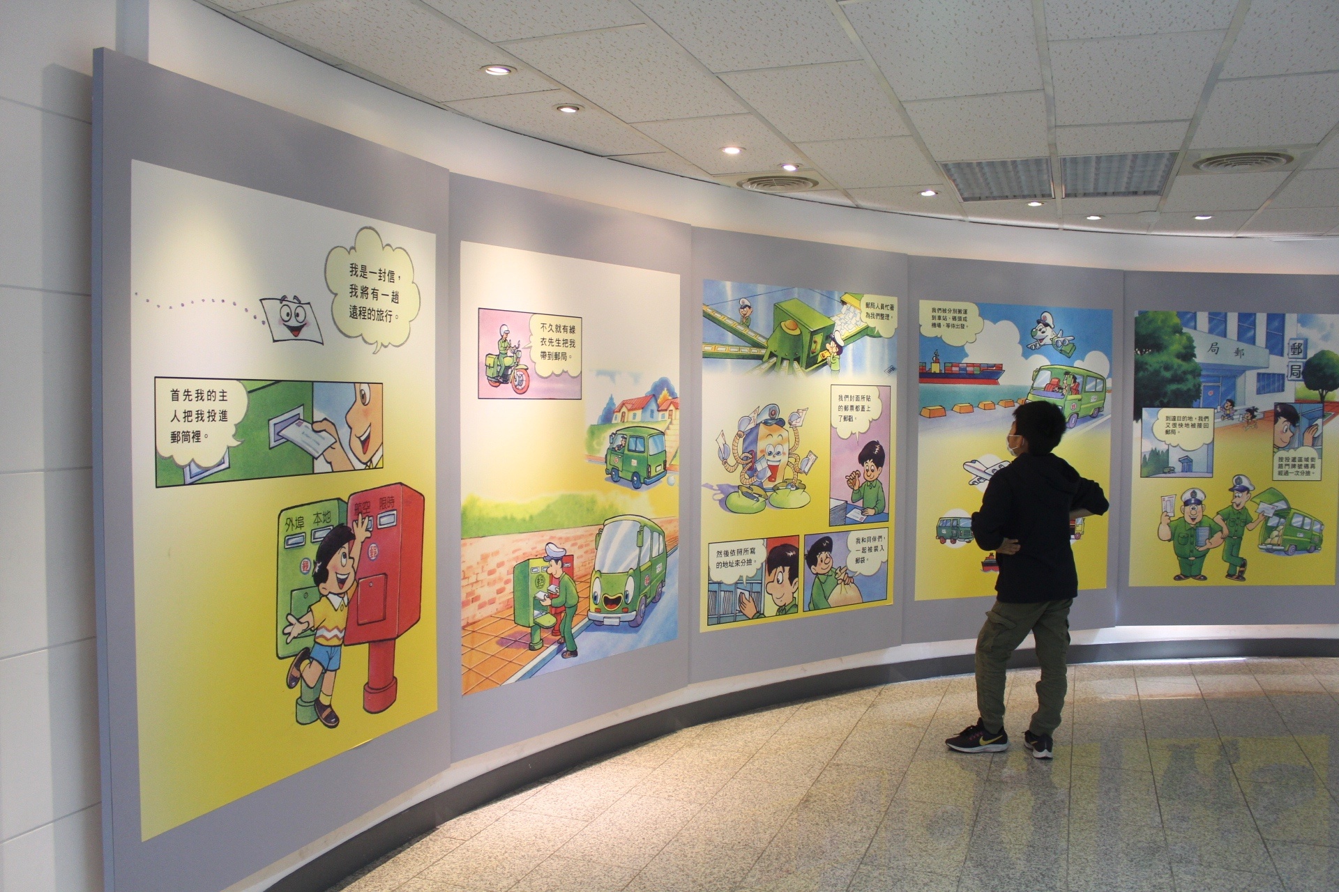 【遊 郵政博物館】兒童只要5元！就能暢遊博物館2到6樓．高CP值．雨天備案！