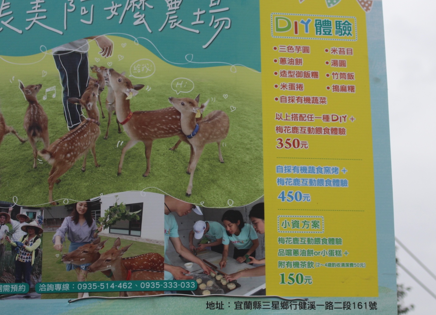 【玩 張美阿嬤農場】150元體驗餵鹿(含蔥油餅一份、暢飲有機紅茶)預約親子DIY體驗才能更有趣! 【玩 張美阿嬤農場】150元體驗餵鹿(含蔥油餅一份、暢飲有機紅茶)預約親子DIY體驗才能更有趣!
