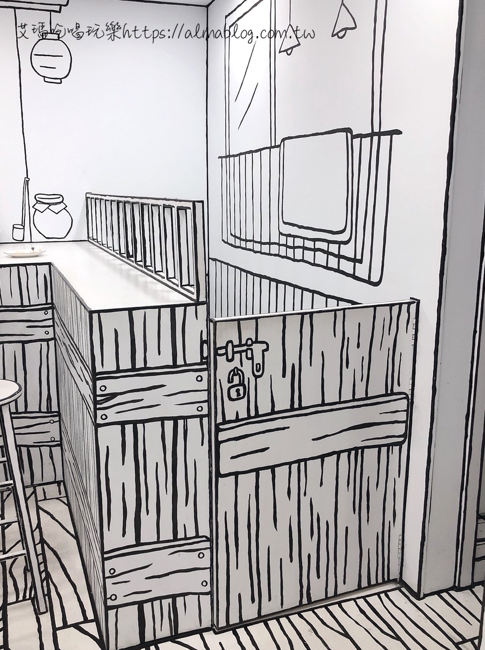 〖2D TAIWAN〗二次元漫畫風咖啡館.整間裝潢都用畫的!B1還有秘境小洞.居酒屋.烘焙廚房.日本電車 〖2D TAIWAN〗二次元漫畫風咖啡館.整間裝潢都用畫的!B1還有秘境小洞.居酒屋.烘焙廚房.日本電車