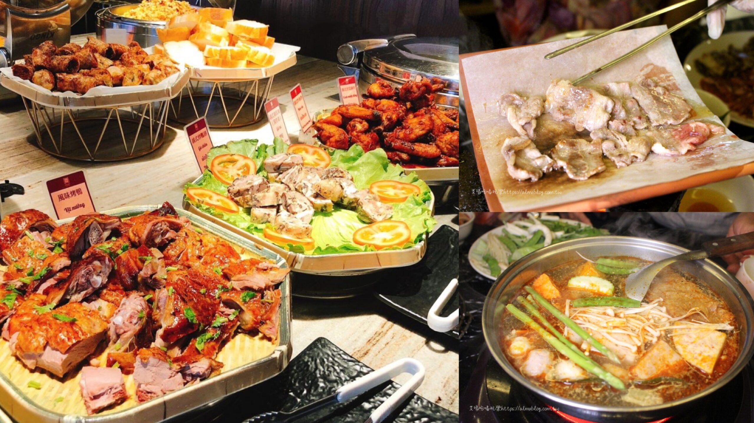 摩摩渣渣,桃園吃到飽,瓦片燒肉,紅瓦越式碳烤,越式傳統咖啡,越式春捲,越式烤雞翅,鴨仔蛋 @艾瑪  吃喝玩樂札記
