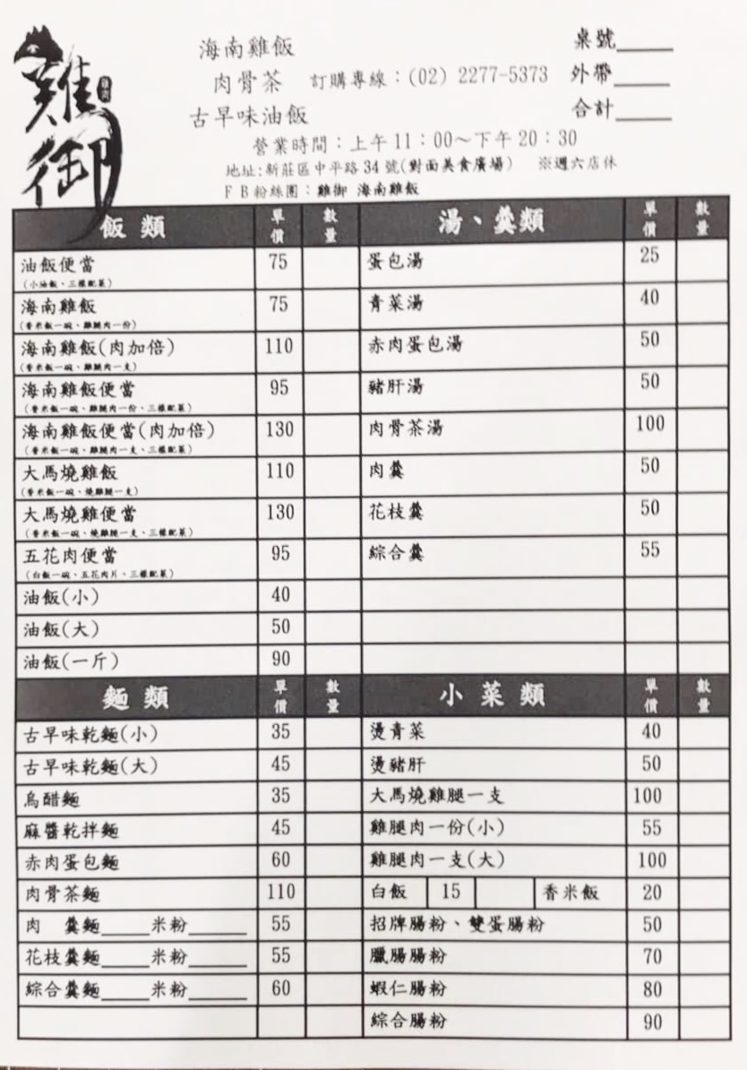 新北美食,新莊美食,肉骨茶,雞御海南雞飯,油飯 新北美食,新莊美食,肉骨茶,雞御海南雞飯,油飯
