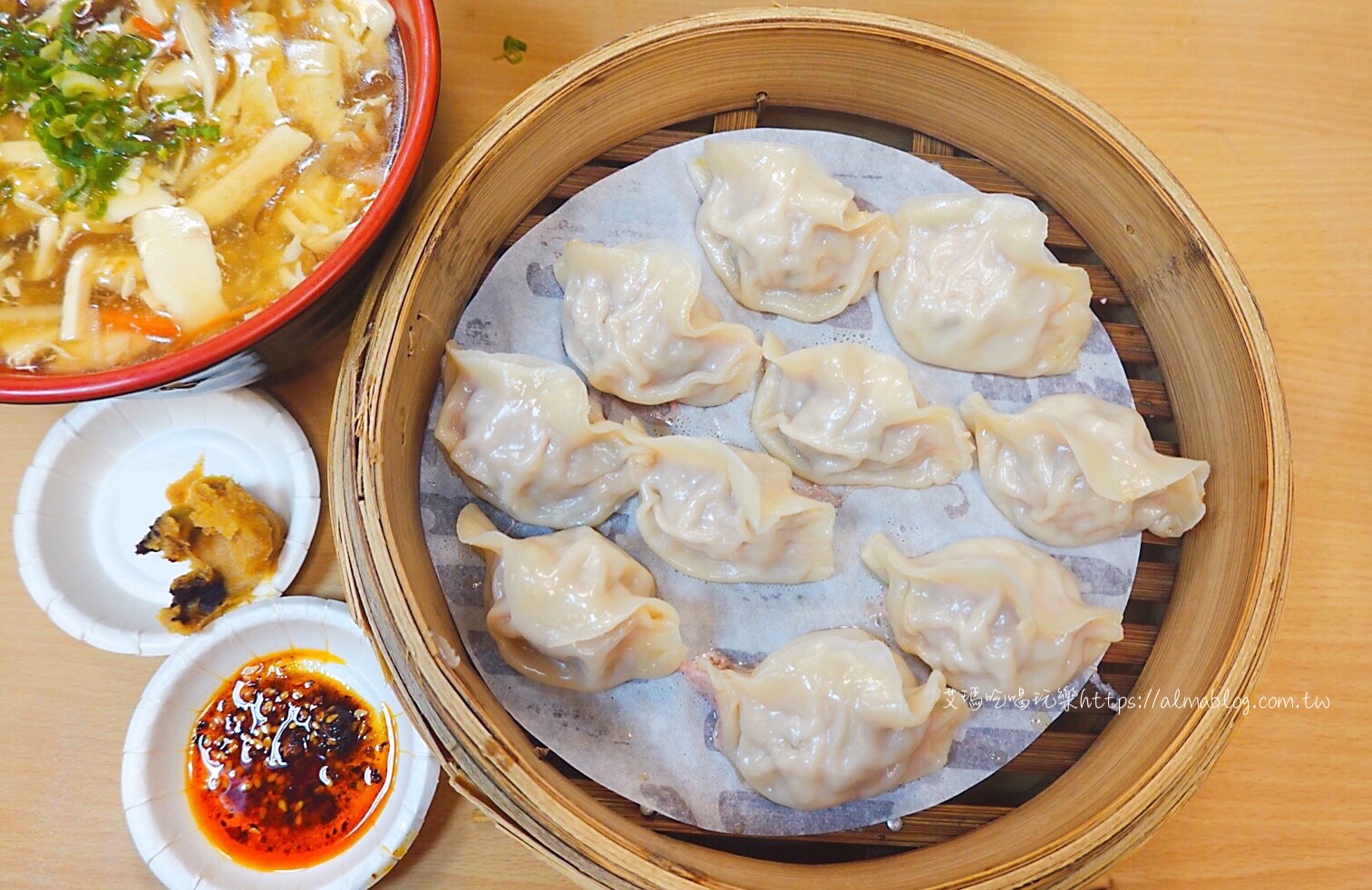 台北美食,福大山東蒸餃大王,紅油抄手,蒸餃