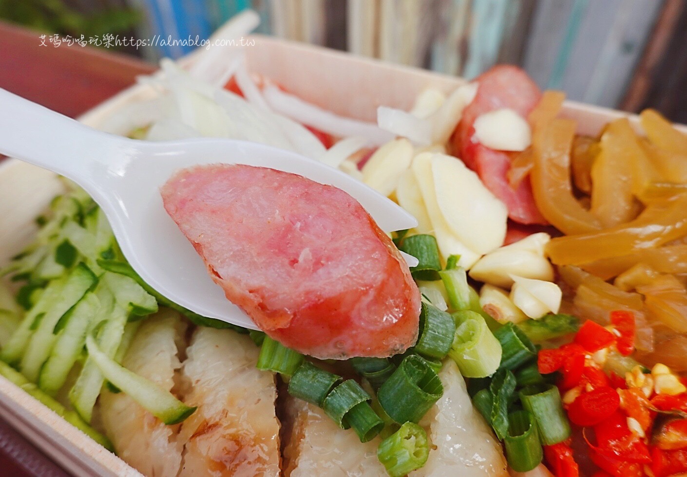 大腸香腸,桃園美食,正光照相館,米腸香腸切,青埔美食