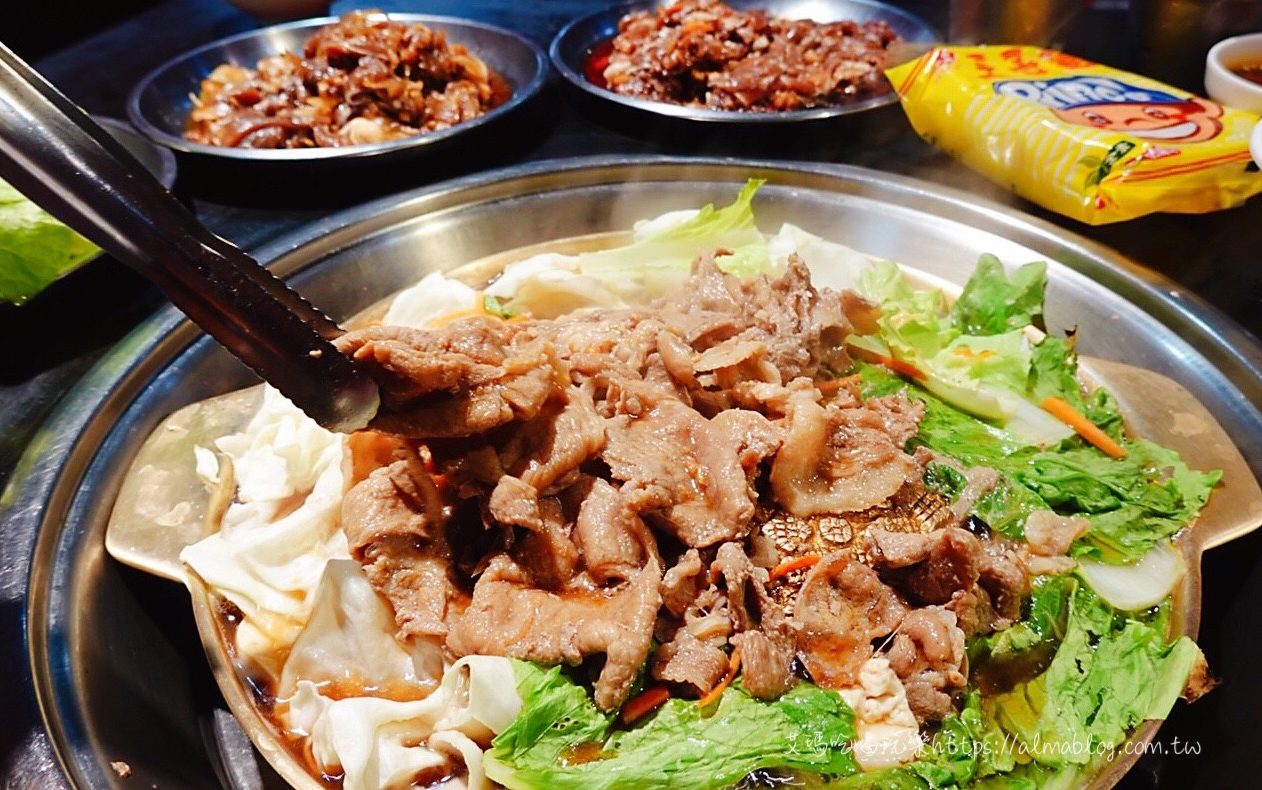 公館美食,台北美食,吃到飽,梅江韓國銅盤烤肉,韓國烤肉