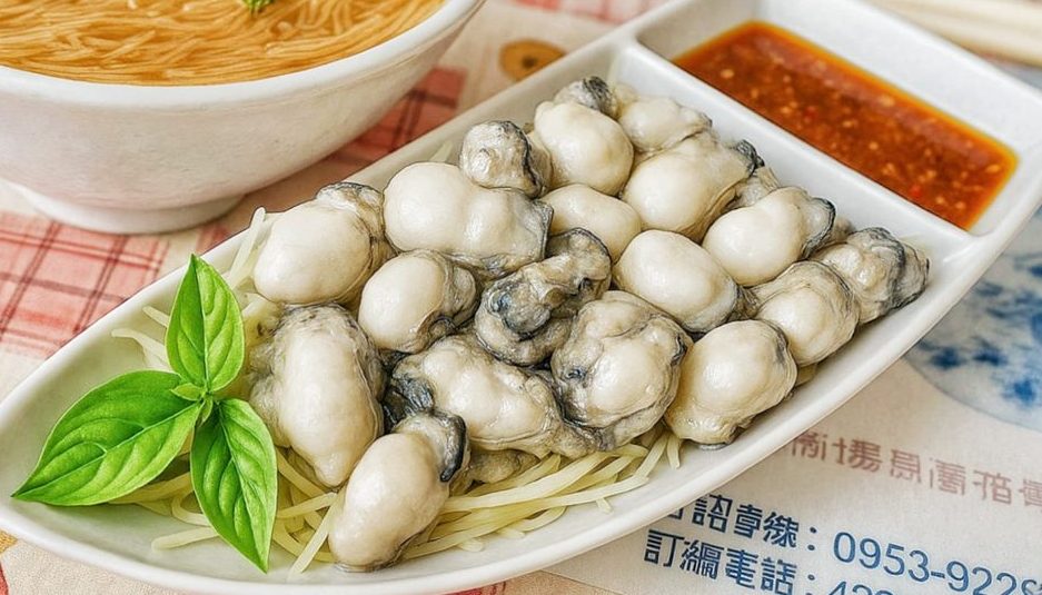 乾蚵仔,台灣小吃,大腸蚵仔麵線,龜山美食,龜山蔡