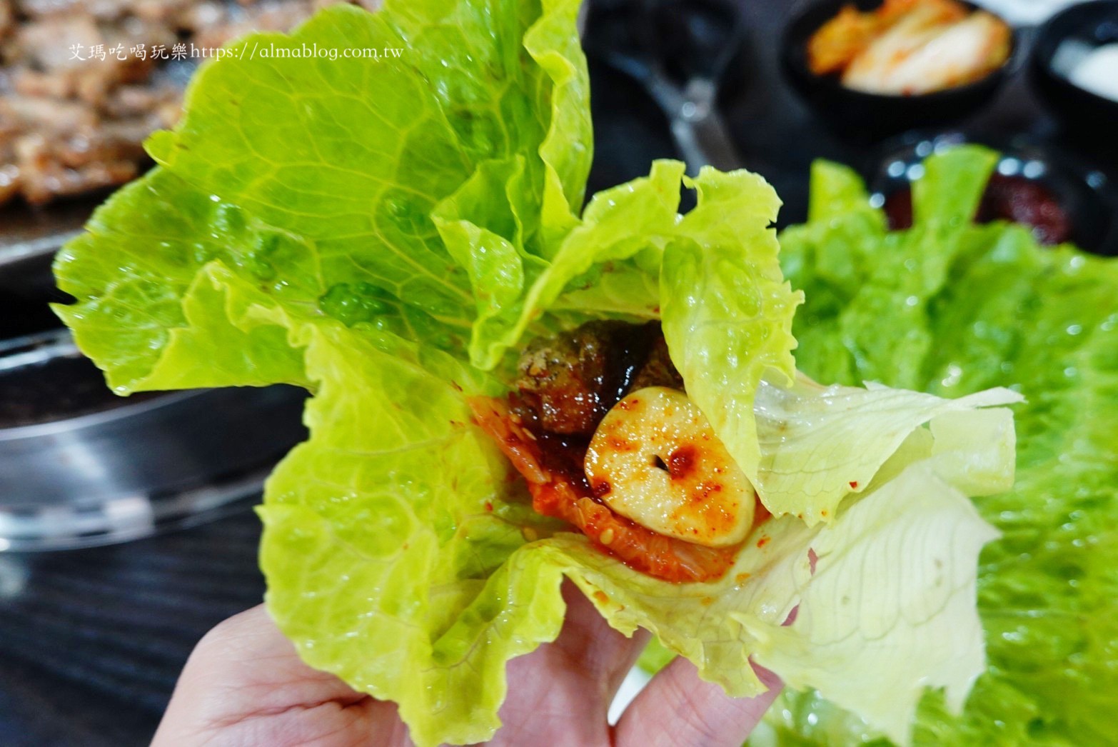 〖韓鼎韓式鍋蓋烤肉〗鍋蓋也能烤肉?生菜包肉吃最爽!150元海鮮煎餅好大一片.辣炒年糕更經典 〖韓鼎韓式鍋蓋烤肉〗鍋蓋也能烤肉?生菜包肉吃最爽!150元海鮮煎餅好大一片.辣炒年糕更經典