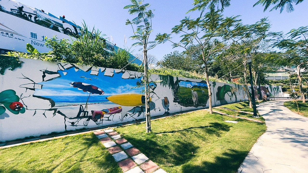 免費景點,新北公園,永吉公園,炮仗花 免費景點,新北公園,永吉公園,炮仗花