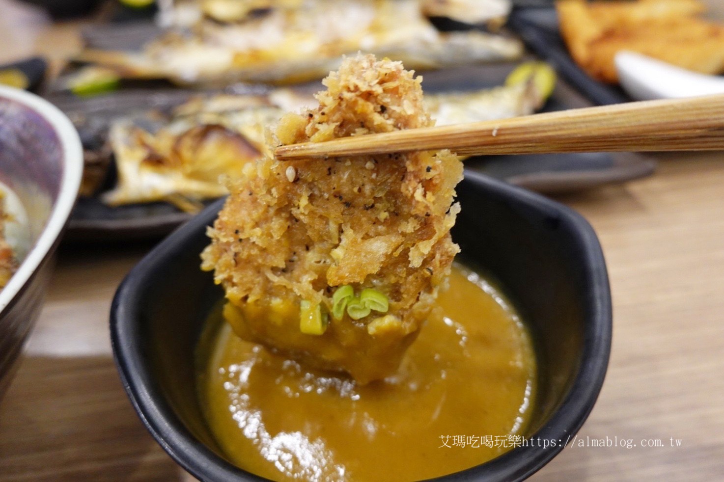 千夜一夜干 丼飯,午仔魚,吃到飽,日式丼飯,桃園美食,燒肉飯,花魚一夜干,蘆竹美食,豬排丼飯