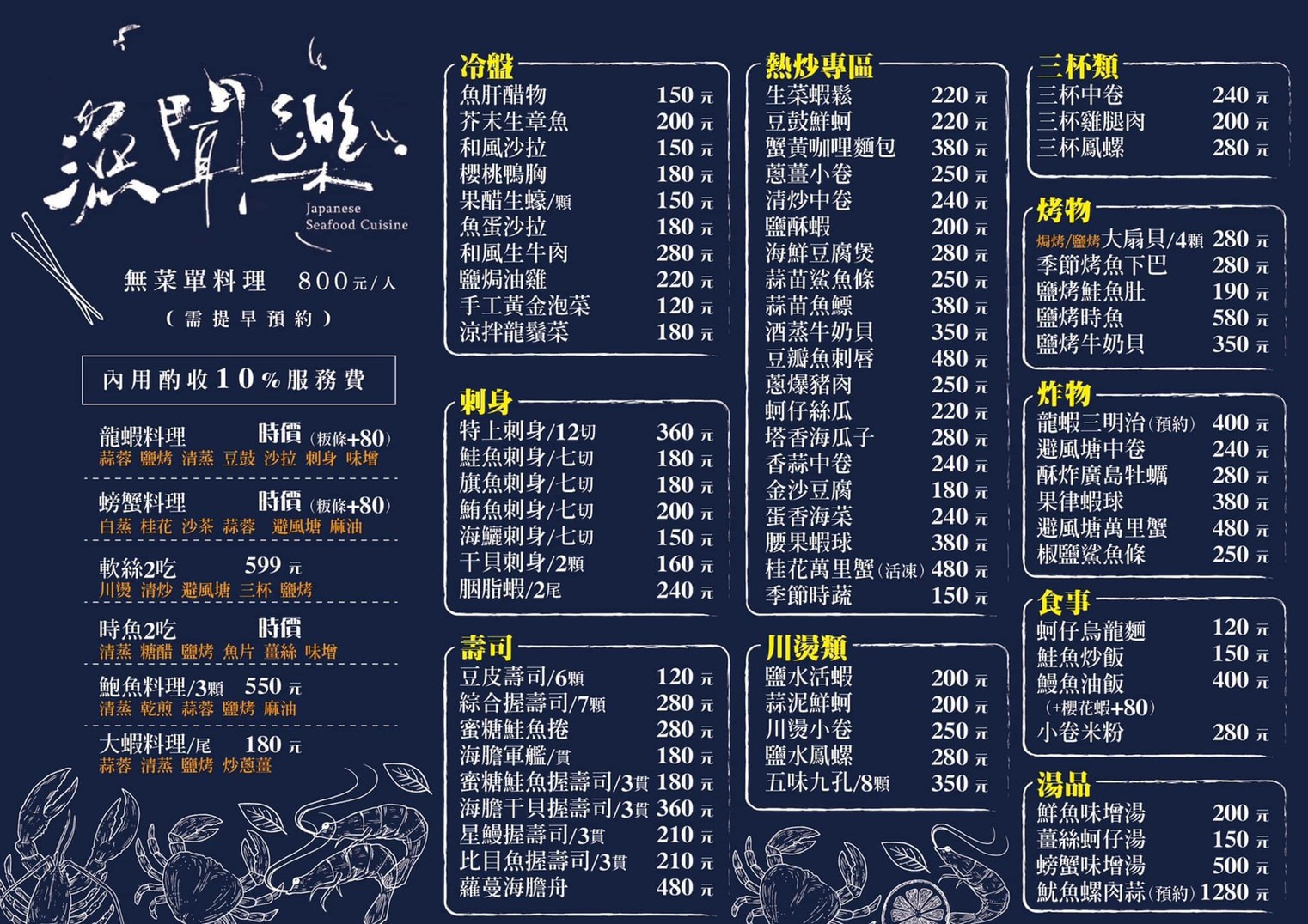 台北美食,活海鮮,海鮮餐廳,漁聞樂海鮮料理,龍蝦