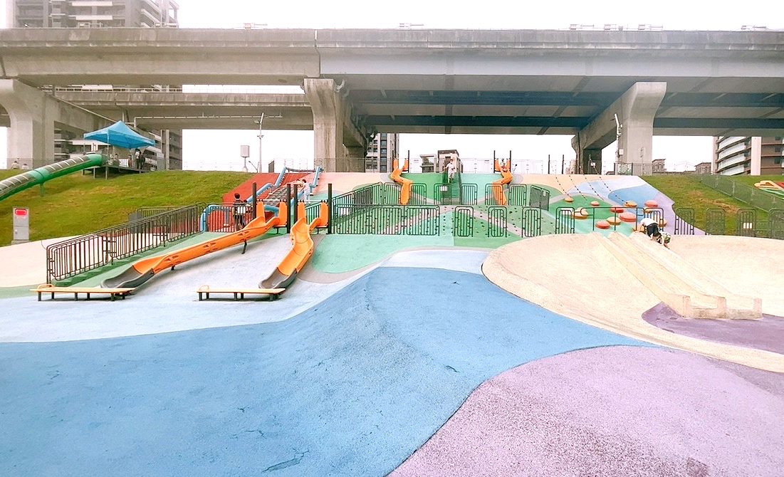 台北好玩,大都會公園熊猴森樂園,新北公園,水樂園