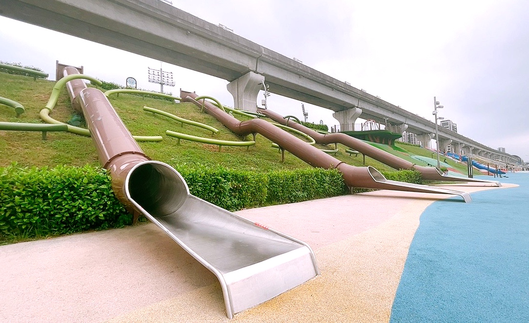 台北好玩,大都會公園熊猴森樂園,新北公園,水樂園