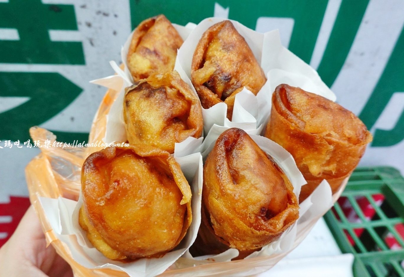 春捲,桃園美食,甜甜圈,素食,陳記素食甜甜圈,雙胞胎,點心