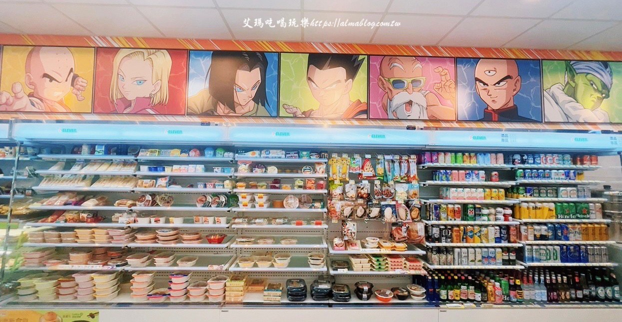 7-11,7-11仁森門市,七龍珠,七龍珠主題店,全宇宙力量大賽,全球唯一,悟空,林口景點