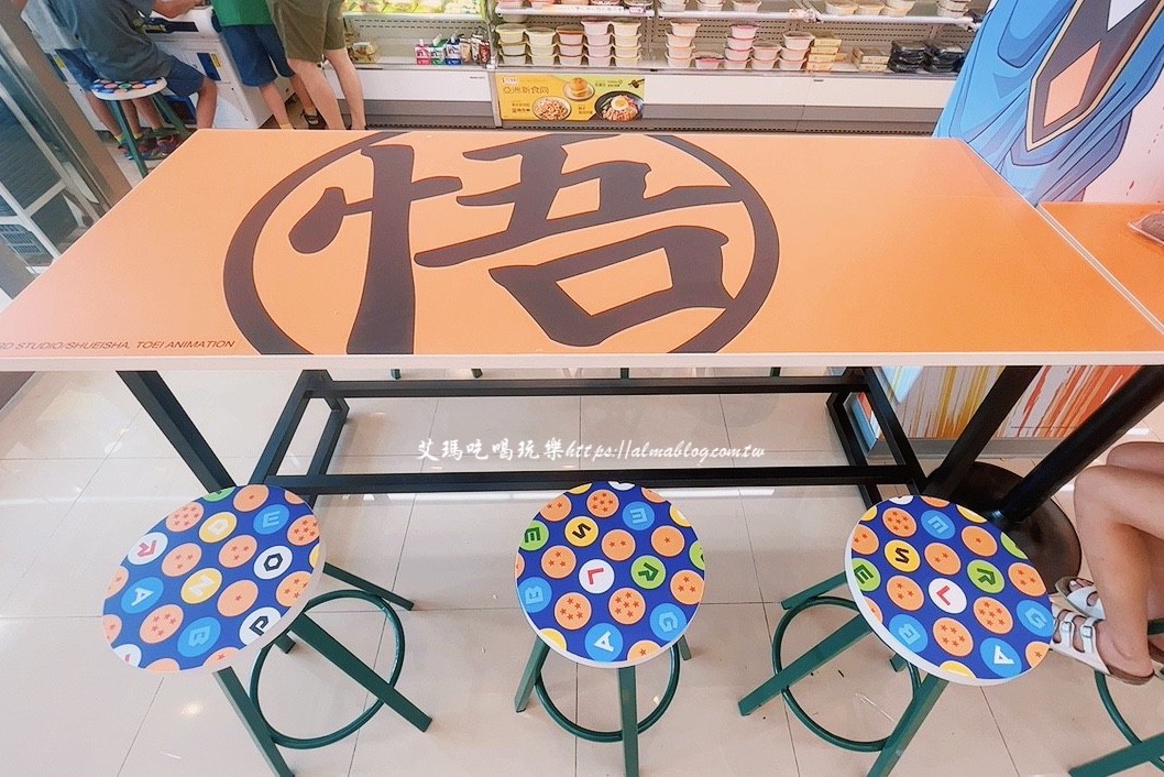7-11,7-11仁森門市,七龍珠,七龍珠主題店,全宇宙力量大賽,全球唯一,悟空,林口景點