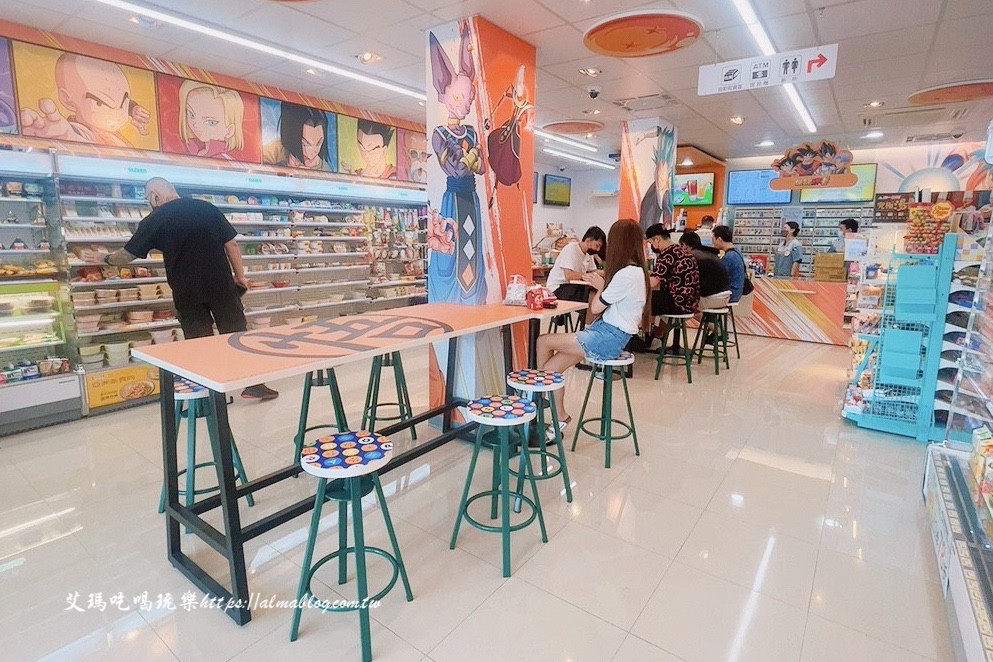 7-11,7-11仁森門市,七龍珠,七龍珠主題店,全宇宙力量大賽,全球唯一,悟空,林口景點