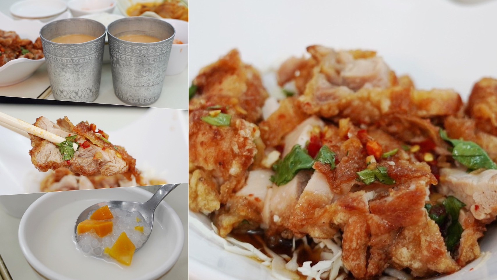 台北美食,中山區美食,泰國料理,打拋豬肉,吃到飽,椒麻雞,綠咖哩,泰式奶茶,甜點,銀魚泰國料理伊通,100元吃到飽