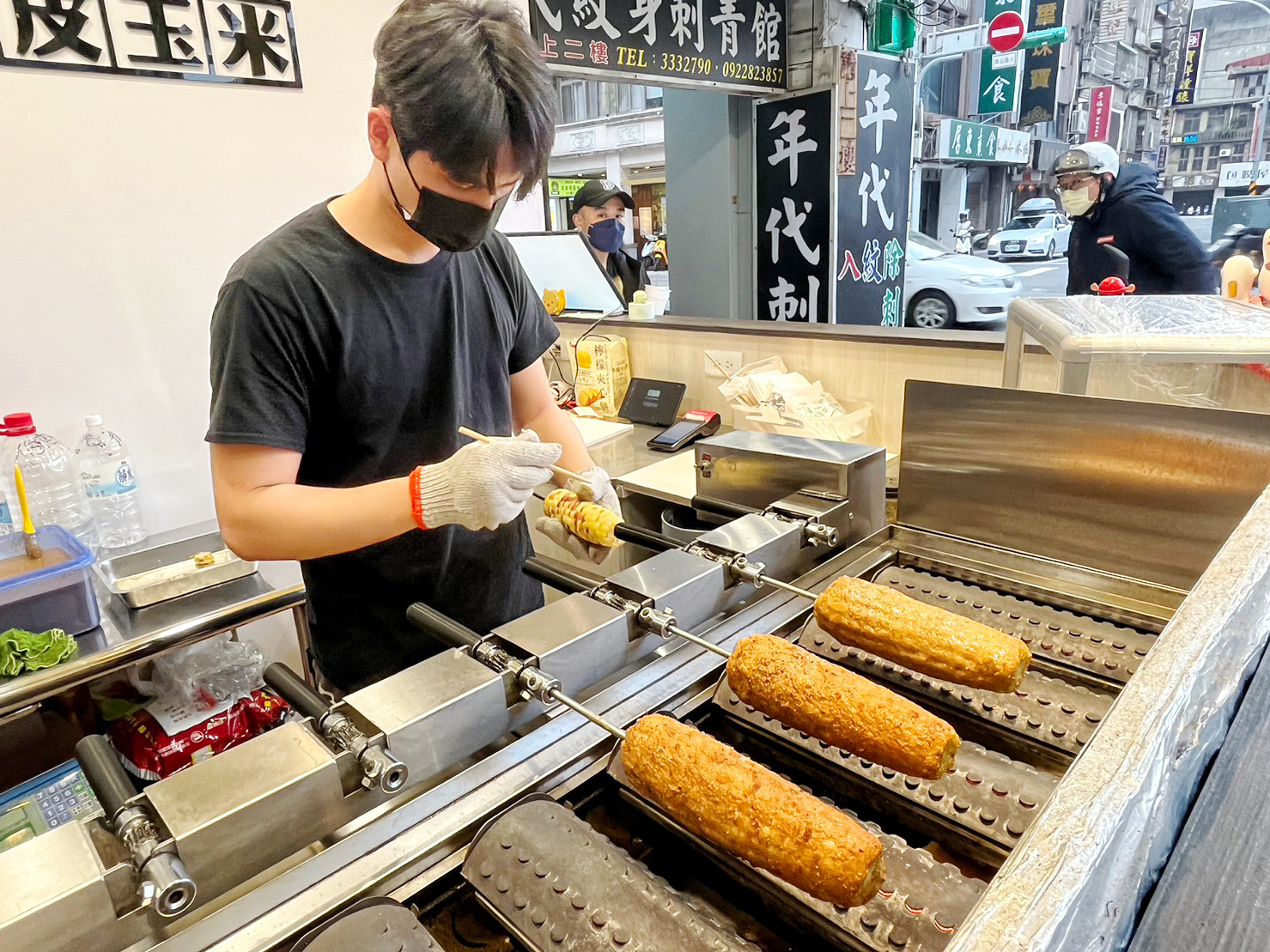 桃園美食,烤玉米,李來脆皮玉米,脆皮玉米,台灣小吃, 桃園美食,烤玉米,李來脆皮玉米,脆皮玉米,台灣小吃,