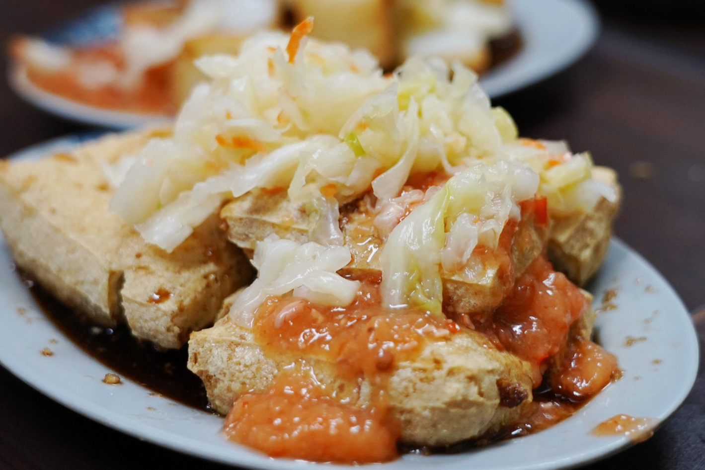 阿杏臭豆腐,桃園美食,大溪美食,臭豆腐,台灣小吃,芋粿巧,蘿蔔糕