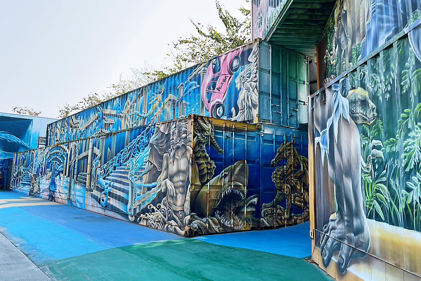 拾粹院文創藝術園區,嘉義景點,免費景點,鯖魚主題館,3D彩繪藝,彩繪貨櫃 拾粹院文創藝術園區,嘉義景點,免費景點,鯖魚主題館,3D彩繪藝,彩繪貨櫃