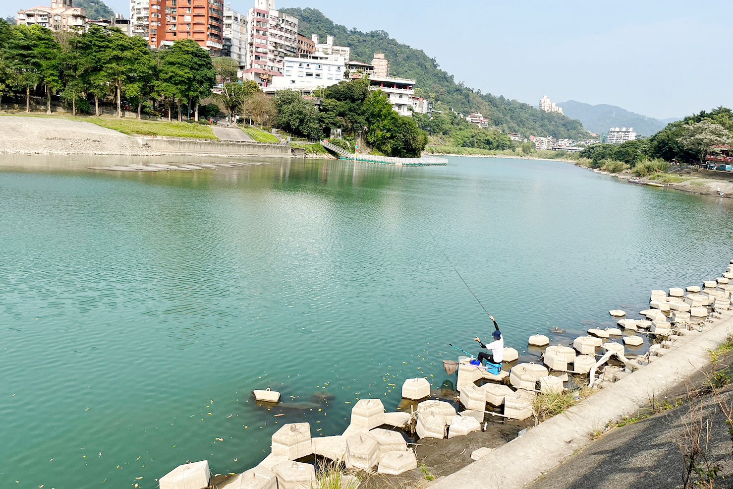 新店百年渡船,新店擺渡,划船,坐船,灣潭遊戲區公園,新北景點,親子景點,碧潭好玩,新店碧潭