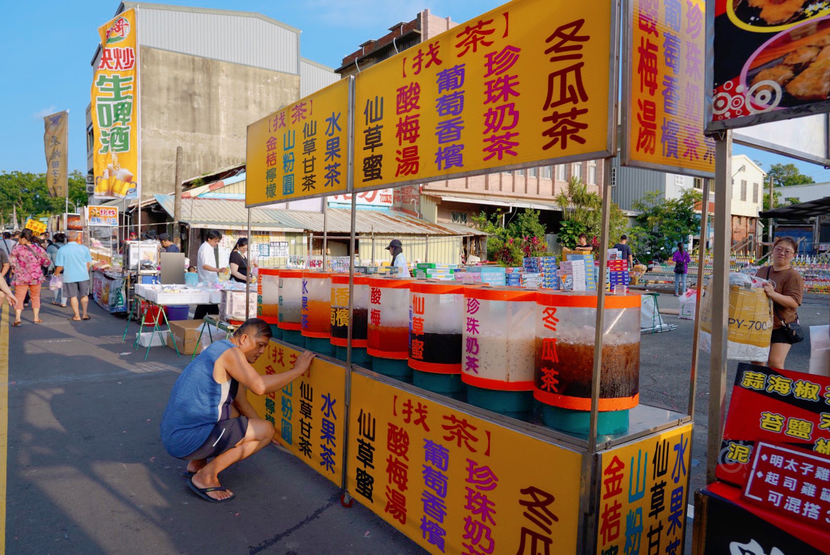 苗栗景點,後龍美食,台灣夜市,夜市小吃,廟口小吃,後龍夜市,豆乳雞,地瓜球,排骨酥,雞排,熱炒,傳統夜市,封街夜市
