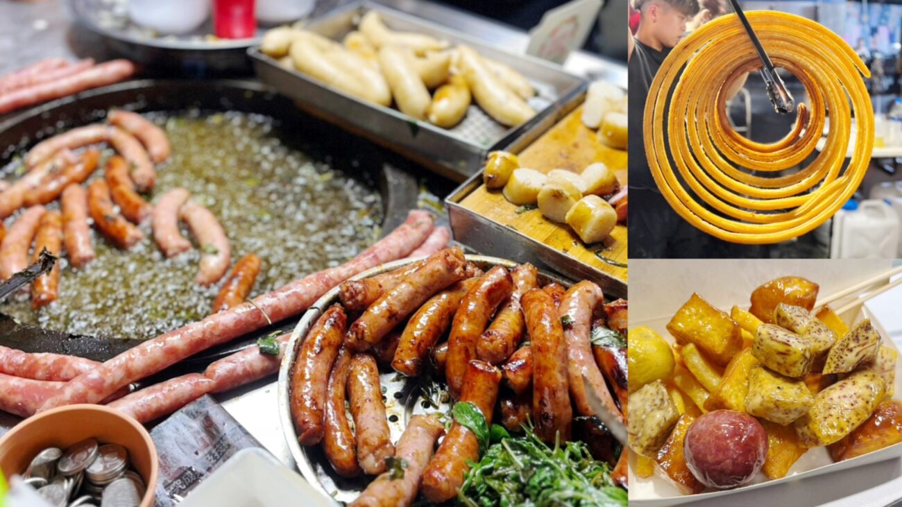 冬瓜原味,冬瓜寶,冬瓜茶,南部夜市,台南夜市,台灣小吃,夜市美食,大腸包小腸,武聖夜市,油吉條Circhurros,超大蚊香吉拿棒,陳家阿嬤拔絲地瓜,飲料 @艾瑪  吃喝玩樂札記