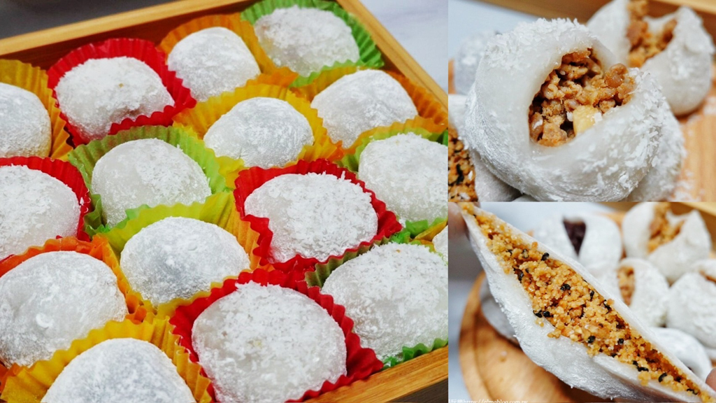 伴手禮,台灣小吃,大元蔴薯(鹹麻糬),大元餅行,大元麻糬,彰化伴手禮,彰化小吃,鹹麻糬,麻薯 @艾瑪  吃喝玩樂札記