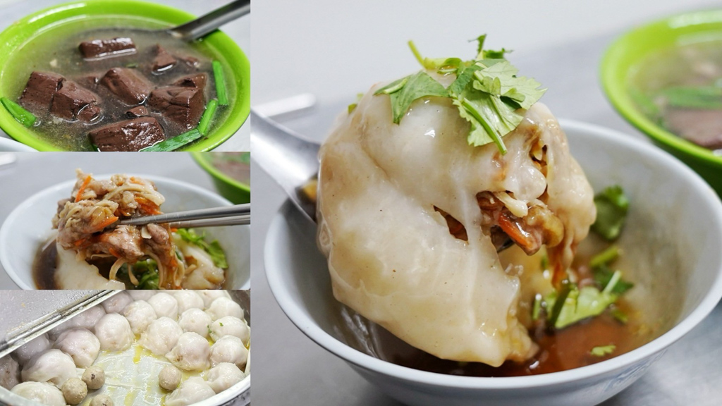 台灣小吃,樹林小吃,樹林車站美食,肉圓,豬血湯,黑肉圓 @艾瑪  吃喝玩樂札記