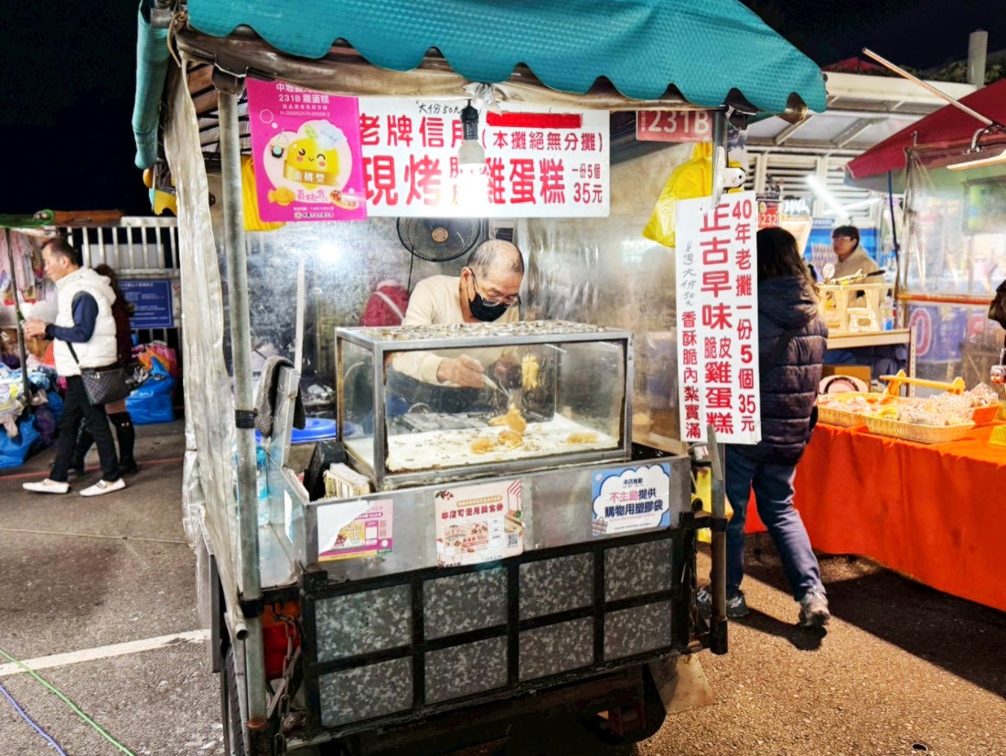 中壢夜市,桃園美食,夜市美食,夜市小吃,李來脆皮玉米,日寶蔥油餅,日寶餡餅,曹阿伯龍鬚糖,龍鬚糖,溫豆花粉圓QQ,祥伯東山鴨頭,石頭燒餅,山的那一邊