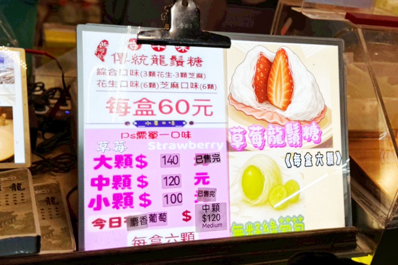 中壢夜市,桃園美食,夜市美食,夜市小吃,李來脆皮玉米,日寶蔥油餅,日寶餡餅,曹阿伯龍鬚糖,龍鬚糖,溫豆花粉圓QQ,祥伯東山鴨頭,石頭燒餅,山的那一邊