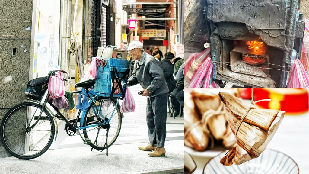 台灣小吃,夜貓子肉粽,桃園宵夜,桃園美食,桃園肉粽,桃園肉粽伯,粽子,肉粽,腳踏車肉粽,鐵馬粽子,鶯歌肉粽,龜山美食,龜山肉粽 @艾瑪  吃喝玩樂札記