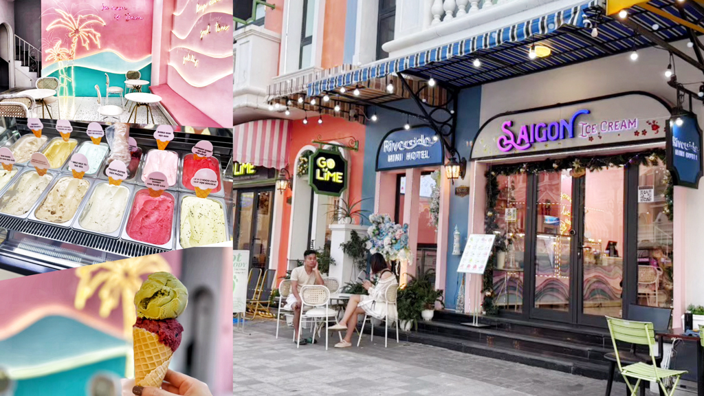 Saigon Ice Cream,Saigon Ice Cream Grand World Phú Quốc,冰淇淋,富國島大世界,富國島小吃,富國島景點,抹茶冰淇淋,椰子冰淇淋,西貢冰淇淋,越南富國島美食,越南自由行 @艾瑪  吃喝玩樂札記