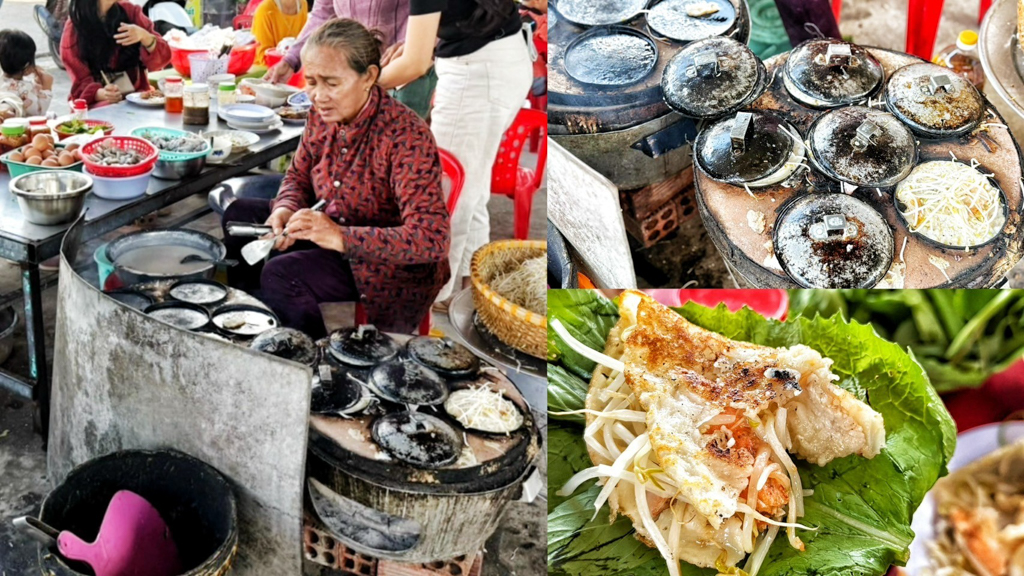 Bánh Xèo 5k Dì Bảy Kiên,TRAN PHU漁村,七姨媽早餐,富國島早餐,富國島米線,越南早餐,越南法國麵包,越南煎餅,越南米線,越南麵包,鎮上的漁村,隱藏版早餐,黃色煎餅 @艾瑪  吃喝玩樂札記