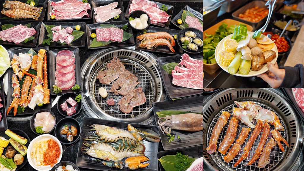 A5和牛吃到飽,三柒燒肉,中正藝文聚餐,伊比利豬,北海道生食級干貝,和牛刺身,和牛牛排,和牛角切肉,大魷魚,天使紅蝦,小鮑魚,帶骨牛小排,日本A5和牛,日本和牛前胸,松阪豬,桃園中正藝文美食,桃園慶生,桃園火烤兩吃,桃園燒肉,桃園燒肉吃到飽,桃園美食,桃園聚餐,波士頓龍蝦,澎湖大明蝦,澎湖明蝦,澳洲和牛板肩,火烤兩吃,火鍋吃到飽,無骨牛小排,燒肉吃到飽,牛舌,美食,鱈場蟹,鱈場蟹腳,鳳螺 @艾瑪  吃喝玩樂札記