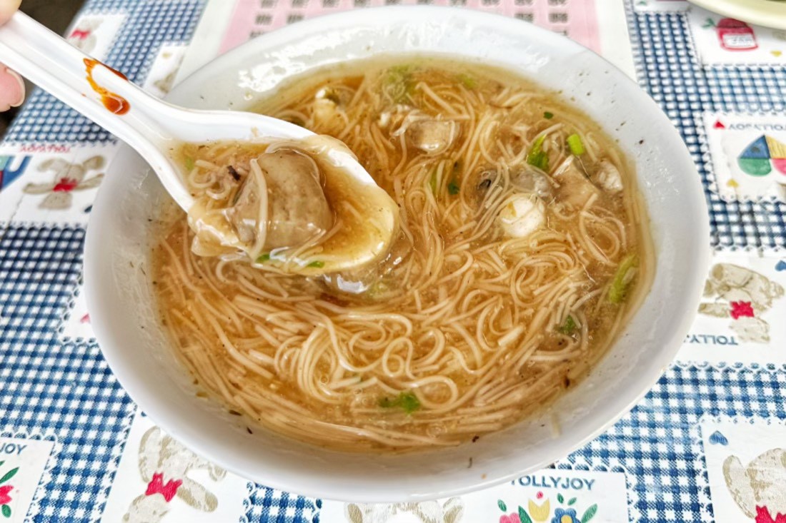 乾蚵仔,台灣小吃,大腸蚵仔麵線,龜山美食,龜山蔡