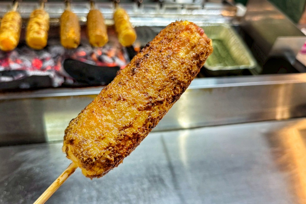麥飯石燜烤玉米