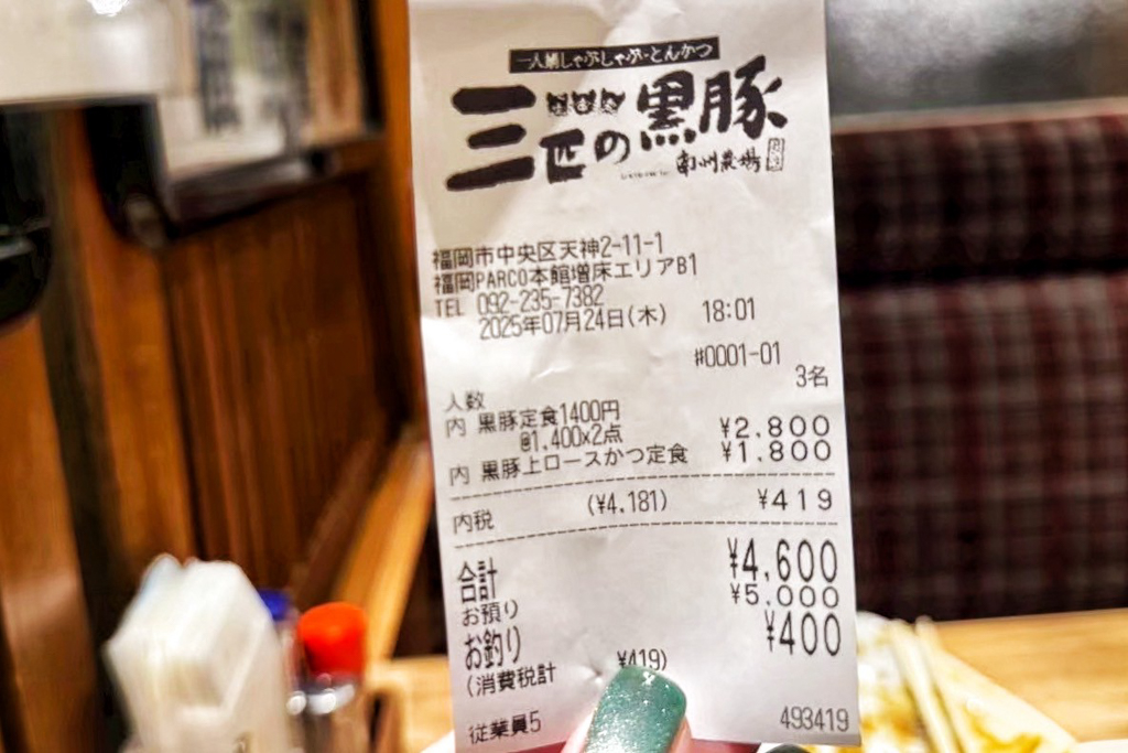 三匹の黒豚
