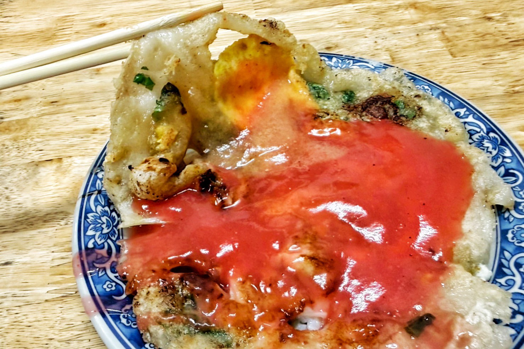 蚵仔煎生炒花枝焿,嘉義順,桃園夜市,桃園老字號,蚵仔煎,生炒花枝焿,桃園觀光夜市,桃園蚵仔煎,台灣小吃,桃園生炒花枝羹