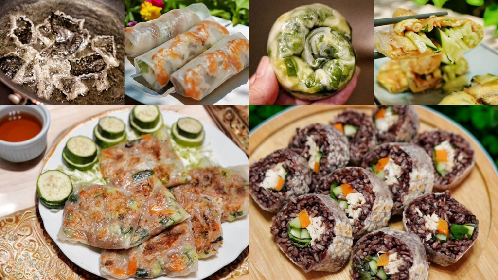 中和越南米紙,杏仁脆餅,炸年糕,炸物,越南春捲,越南米紙,越南米紙創意料理,越南米紙包年糕,越南米紙料理,越南米紙杏仁捲,越南米紙海苔捲,越南米紙蔬菜捲,越南米紙蛋餅 @艾瑪  吃喝玩樂札記