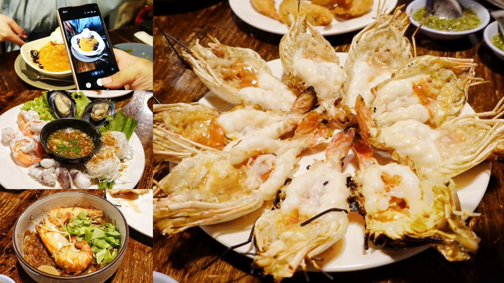 กุ้งยิ้ม-เชียงใหม่,泰國美食,泰國蝦吃到飽,清邁吃到飽,清邁泰國蝦吃到飽,清邁美食,烤河蝦,烤泰國蝦,魚露生蝦 @艾瑪  吃喝玩樂札記
